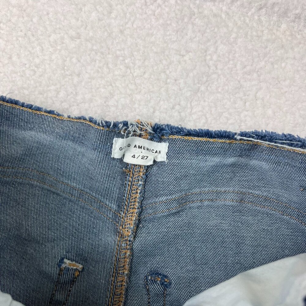 Good American Light Blue Boot Cut Jeans - Picture 4 of 7